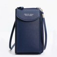 thumbnail image 1 of Pu Leather Blocking Crossbody Cell Phone Bag For Women Wallet Purse, Small Crossbody Cell Phone Purse For Women, 1 of 5