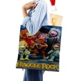 thumbnail image 4 of Fraggle Rock Bolso de tela con estampado de lienzo para mujer, bolsa de compras reutilizable y estética, con cremallera interior, regalo para mujer,40*45cm., 4 of 6