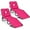 Pink, variant on Costway 2 PCS Beach Chaise Lounge Chair with Face Hole Pillows & Adjustable Backrest Blue & Green