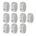 thumbnail image 3 of Injueey Latas de aluminio plateadas vacías de 10ml/30ml, latas con tapa de rosca, velas redondas, especias, maquillaje, latas con tapa de rosca, Almacenamiento y organización del hogar Injueey HA004567-00, 3 of 6