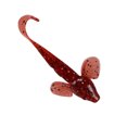 thumbnail image 2 of Soidarity 6 uds 10cm/5,5g señuelos de pesca cebo con forma de gusano realista aparejos de pesca para río y mar Pescar rojo oscuro Soidarity DJ1065-06, 2 of 3