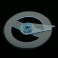 thumbnail image 6 of All Circular 10 Degree Protractor Pointer Ruler Viewer Swing Arm School Office Supplies, 6 of 7