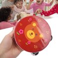 thumbnail image 4 of Kids Hand Drum, Hand-held Cartoon Drum Handheld, Creativity For Classrooms Zoo,Giraffe,Bear, 4 of 8