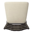 thumbnail image 3 of Weston Home Sheena Ladder Back 24" Wood Swivel Counter Stool, Antique Black, 3 of 6