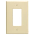 thumbnail image 1 of Leviton 86601-00I 1 Gang Rocker-GFCI Wall Plate, 1 of 2