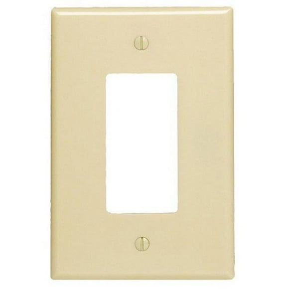 Leviton 86601-00I 1 Gang Rocker-GFCI Plaque Murale