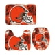 thumbnail image 4 of Juego de 3 alfombras de baño del equipo Bengals, alfombra antideslizante para baño, 31,5 x 20 pulgadas, 4 of 7