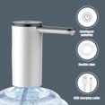 thumbnail image 5 of Mouliraty Portable Water Bottle Pump Desktop Water Bottle Dispenser For 5 Gallon Universal Bottles USB Charging Water Dispenser With Water Pipe For Home Outdoor, 5 of 7