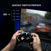 GameSir Kaleid Flux Transparent Wired Controller - Compatible with Xbox Series X|S, Xbox One, Windows 10/11 PC