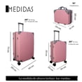 thumbnail image 2 of Juego 3 Maletas Viaje Grande 25 Kg Y 10 Kg Con Neceser Para Avion Carry On, 2 of 5