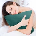 thumbnail image 6 of Euahivb Velvet Throw Pillow 17.7x17.7 Inch Soft Plush Cushion for Sofa Couch Living Room Bedroom Home Decor Accessories, 6 of 7