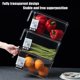 thumbnail image 4 of ¡Oferta especial! Caja organizadora Leott para almacenar frutas, 5000 ml, para congelador y refrigerador, de plástico transparente, para guardar verduras, 1 unidad., 4 of 8