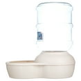 Aspen Pet Lebistro Waterer Bleached Linen 1 Gallon