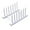 White, variant on Plate Organizer Plastic Dish Rack, Plates Holder and Dish Stand for Kitchen Storage, Utensils, Bowls, Cups, Pots, Cutting Boards, Cabinet Organizer