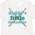 thumbnail image 4 of Inktastic Daddy's Little Drummer Boys or Girls Long Sleeve Toddler T-Shirt, 4 of 5