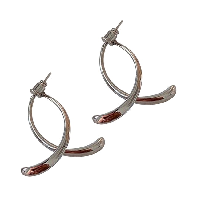 PVCS Easy Curved Earrings Exquisite Parentheses Ladies Earrings
