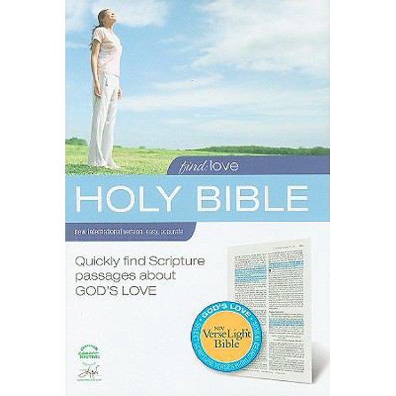 Pre-Owned Find Love: NIV VerseLight Bible: Quickly Find Scripture Passages about Gods Love (Hardcover) 0310949556 9780310949558