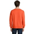 thumbnail image 3 of Hanes Unisex Garment Dyed Fleece Sweatshirt Solar Crimson XL, 3 of 7