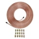 thumbnail image 1 of Línea de freno de automóvil genérica de 25 pies, tubo flexible recubierto de cobre, placa de cobre, tubería de hierro Diámetro exterior 635 mm, 1 of 9
