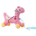 thumbnail image 1 of Los niños montan en caballo de juguete chico lindo exquisito dibujos animados coche deslizante juguete regalo de cumpleaños para el hogar jardín de infantes caballo rosa, 1 of 2