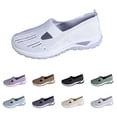 thumbnail image 2 of XIMIN Orthopedic Anti-Slip Sole Shoes for Women Slip-on Casual Sneakers Comfort Non Slip Work Travel Sneakers Woven Arch Support Lightweight Breathable Soft Sole Walking Shoes, 2 of 8