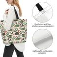 thumbnail image 3 of Balery Armadillo Bolsa Tote Estilo Estético con Cremalleras, Bolsa de Hombro, Bolsa de Compras Grande y Plegable, 3 of 8