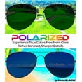 thumbnail image 7 of Grinderpunch Classic Aviator Sunglasses for Men Women Driving Sun Glasses Polarized UV400 Protection, 7 of 7