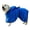Dark Blue, variant on FLMEI Dog Drying Coat Bathrobe Towel Super Absorbent Dog Bath Robe, Pet Soft Comfort Moisture Towel Clothes 1PCS XS-XL