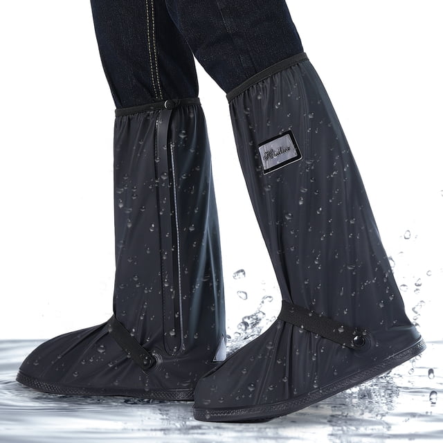 Jumpingount Cubiertas de zapatos de PVC Desoto cubiertas de botas de lluvia para actividades al aire libre fáciles de usar y resistentes al Accesorios de calzado 2XL