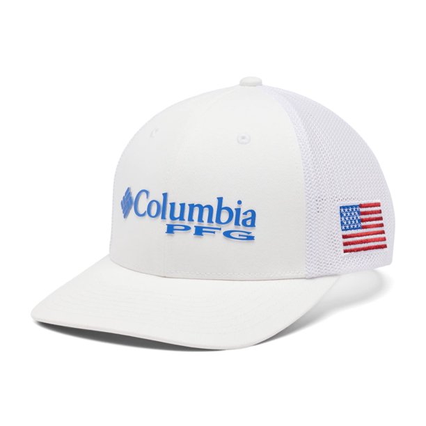 Bola de malla Pfg de Cap Columbia, unisex, color blanco intenso, S/M