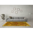 thumbnail image 3 of Ahgly Company Indoor Rectangle Persian Yellow Traditional Area Rugs, 2' x 5', 3 of 4