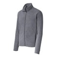 thumbnail image 5 of Port Authority F235 Heather Microfleece Full-Zip Jacket, Mens Fleece Jackets, 5 of 6