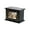 Black, variant on Large Pet Cremation Urn Solid Wood Dog Cats Memorial Box With Elegant Pattern