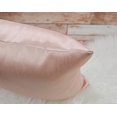 thumbnail image 3 of Aiking Home 12x18 Inches Faux Silk Rectangular Throw Pillow Cover, Zipper Closure, Rose Pink (Set of 2), 3 of 4