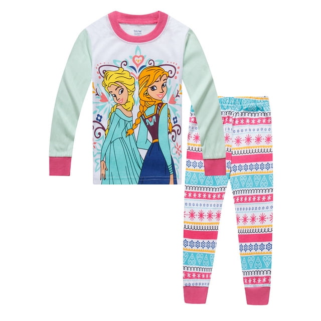 Frozen Pyjamas pour Enfants Anna Elsa Vêtements de Nuit Vêtements de Nuit Enfant Fille Pyjamas Vêtements de Nuit Fille Vêtements de Nuit pijamas Vêtements Enfants