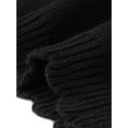 thumbnail image 5 of Cardigan Sweaters for Women's Short Sleeve Lightweight Open Front 2025 Knit Shrugs M Black, 5 of 6