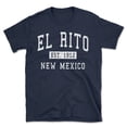 thumbnail image 1 of El Rito New Mexico Classic Established Men's Cotton T-Shirt, 1 of 1
