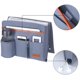 thumbnail image 2 of KAIYANG Bolsa de almacenamiento de fieltro para mesita de noche, bolsa de almacenamiento antideslizante con soporte para botellas (gris) azul grisáceo, 2 of 5