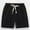 Black, variant on WHLBF Toddler Kids Baby Boy Girls Fashion Cute Solid Color Linen Pants Sports Casual Shorts Green 2-3Years