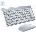 thumbnail image 5 of Mini Wireless Keyboard Mouse Set Waterproof 2.4G for Mac Apple PC Computer Silver, 5 of 5