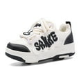 thumbnail image 3 of Kids Roller Shoes Sneakers with Wheels - Premium Sport Roller Skate Sneaker for Boys Girls Christmas Birthday Children Show Gift, 3 of 15