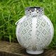 thumbnail image 1 of Linterna solar decoración de jardín al aire libre impermeable luz solar patio decorativo metal cubierta lámpara cubierta patio fiesta decoraciones blanco JM, 1 of 5