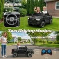 thumbnail image 4 of iYofe Ram 24V Ride on Car 2 Seater, Ram 1500 RHO Battery Powered Electric Car Truck with 4 Wheels, Ride on Toy with Remote Control for Big Kids Toddlers 3-8 Boys Girls, Bluetooth & Trunk, Black, 4 of 11