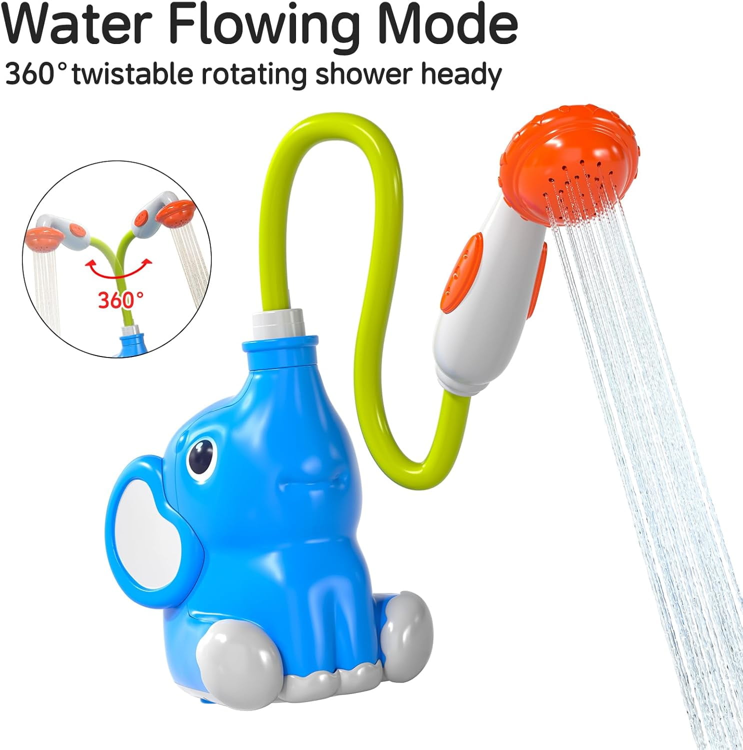 Water Table Pump, Battery Powered Water Pump for Water Table, Fun Summer Outdoor Water Toy, Easy Operation Outside Beach Water Play Table Toy Accessories for Toddlers Kids with Function Water Hoses