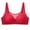 01 Red, variant on XIAfhje Women's Bras Non Wired Plus Size Comfort Wireless Sports Yoga Padded Bras Full Cup Lace Bra Full Coverage Everyday Bras High Impact