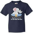 thumbnail image 3 of Inktastic My Noni Loves Me to the Moon and Back Elephant Family Youth T-Shirt, 3 of 5
