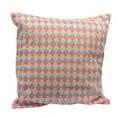 thumbnail image 2 of Kaemingk 15.75" Square Diamond Motif Indoor Throw Pillow - Pink/Blue, 2 of 2