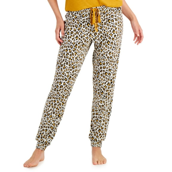 Jenni Womens Printed Jogger Pajama Pants