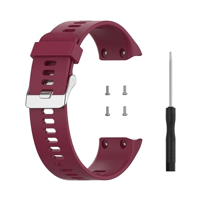 Silicone Sport Watch Strap for Garmin Forerunner35 Forerunner30 ForeAthlete 35J Forerunner35J