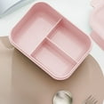 thumbnail image 5 of Tunhigl Microwave-Safe Lunch Box - Leakproof Insulated Bento, Dishwasher & Freezer Safe, Stackable Meal Prep Container, Office Work Picnic Pink, 5 of 6